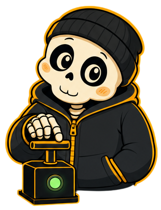Hank, the Deadhand night-watchman, hand on the dead man's switch, all quiet